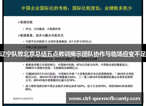 辽宁队败北京总结五点教训揭示团队协作与临场应变不足